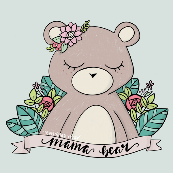 Mama Bear Illustration