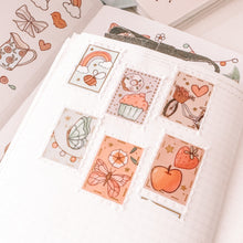 Load image into Gallery viewer, Summer STAMP washi tape with Gold Foil - Original Design
