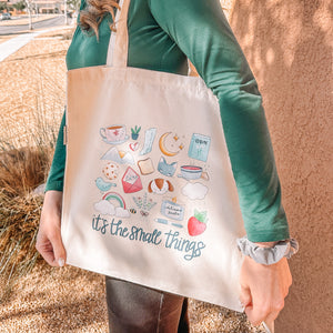It's the Small Things Tote Bag - Shops Collection - Organic Cotton