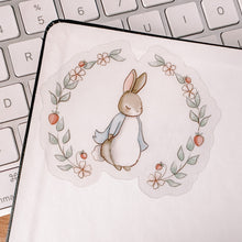 Load image into Gallery viewer, Watercolor Spring Rabbit Vinyl Sticker Decal - Clear