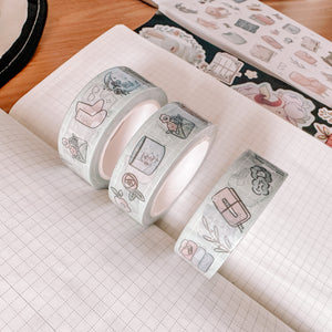 Soft + Cozy washi tape with Holographic Foil - Cozy Washi Tape  - Part of the Soft + Cozy collection