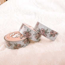 Load image into Gallery viewer, Swan Lake washi tape set with Silver Holographic Foil - Swan Lake collection