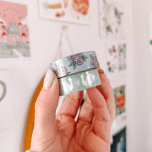 Load image into Gallery viewer, Swan Lake washi tape set with Silver Holographic Foil - Swan Lake collection