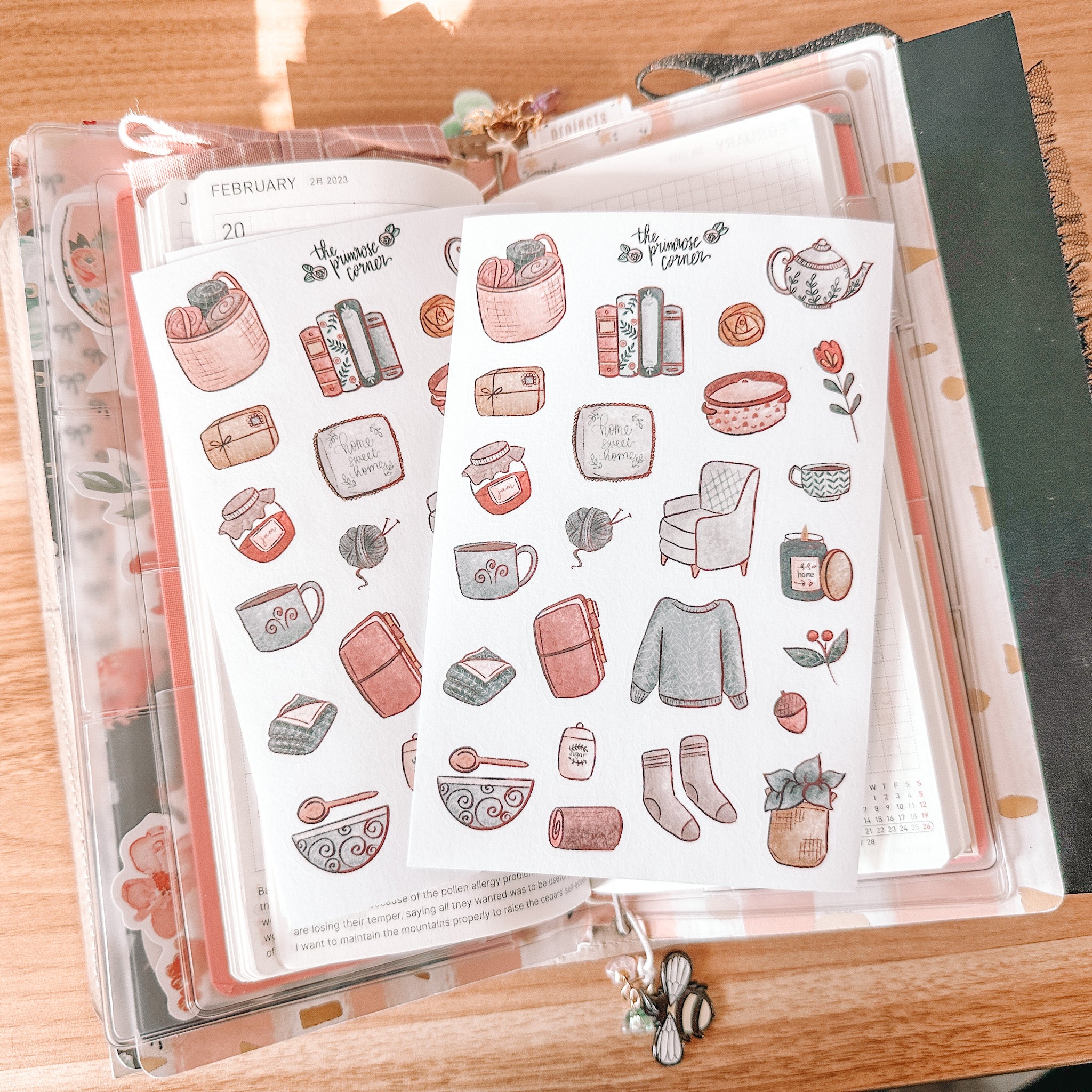 Dark Academia Sticker Sheet - Aesthetic Stickers Set For Planners and  Bullet Journals