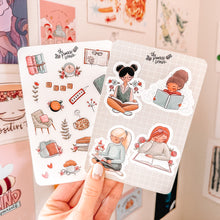 Load image into Gallery viewer, I&#39;d Rather Be Reading Sticker Sheet