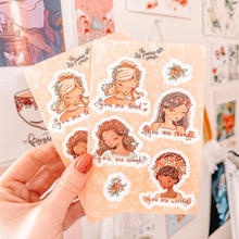 Load image into Gallery viewer, You&#39;ve Got This Characters Sticker Sheet - Vinyl Stickers