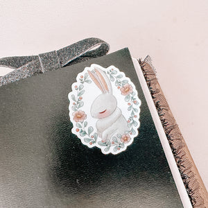 Bunny Rabbit Vinyl Sticker Decal - Hello Spring Collection