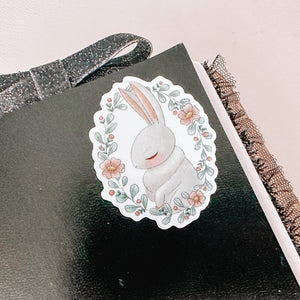 Bunny Rabbit Vinyl Sticker Decal - Hello Spring Collection
